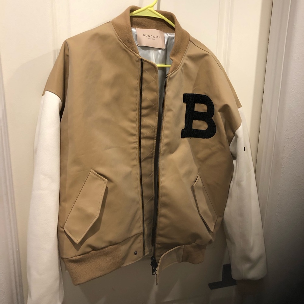 Buscemi x Nervous records Gabardine bomber jacket